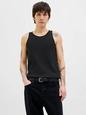 Rib Fit Crew neck Tank Top | Jack & Jones
