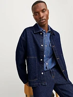 Veste en denim écourtée à coupe ample | Jack & Jones®