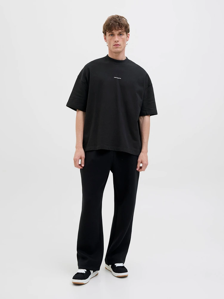T-shirt en coton ouaté coupe ample | Jack & Jones