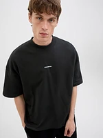 T-shirt en coton ouaté coupe ample | Jack & Jones
