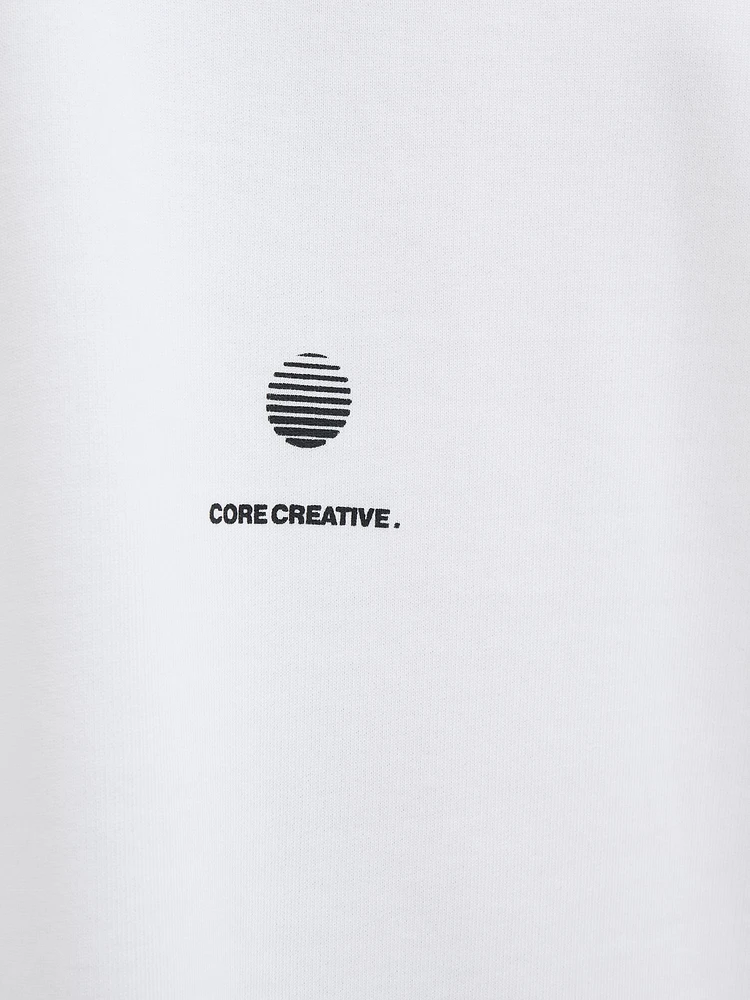 T-shirt en coton ouaté coupe ample | Jack & Jones