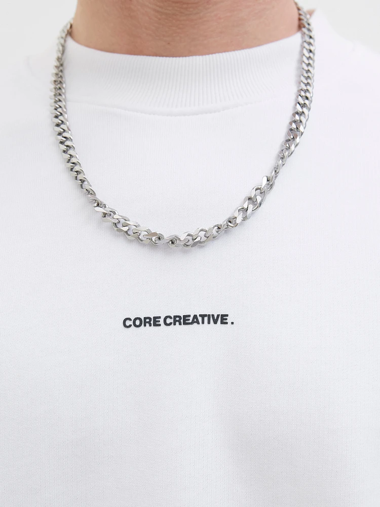 T-shirt en coton ouaté coupe ample | Jack & Jones
