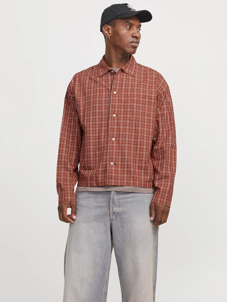 Cropped Loose Fit Shirt | Jack & Jones