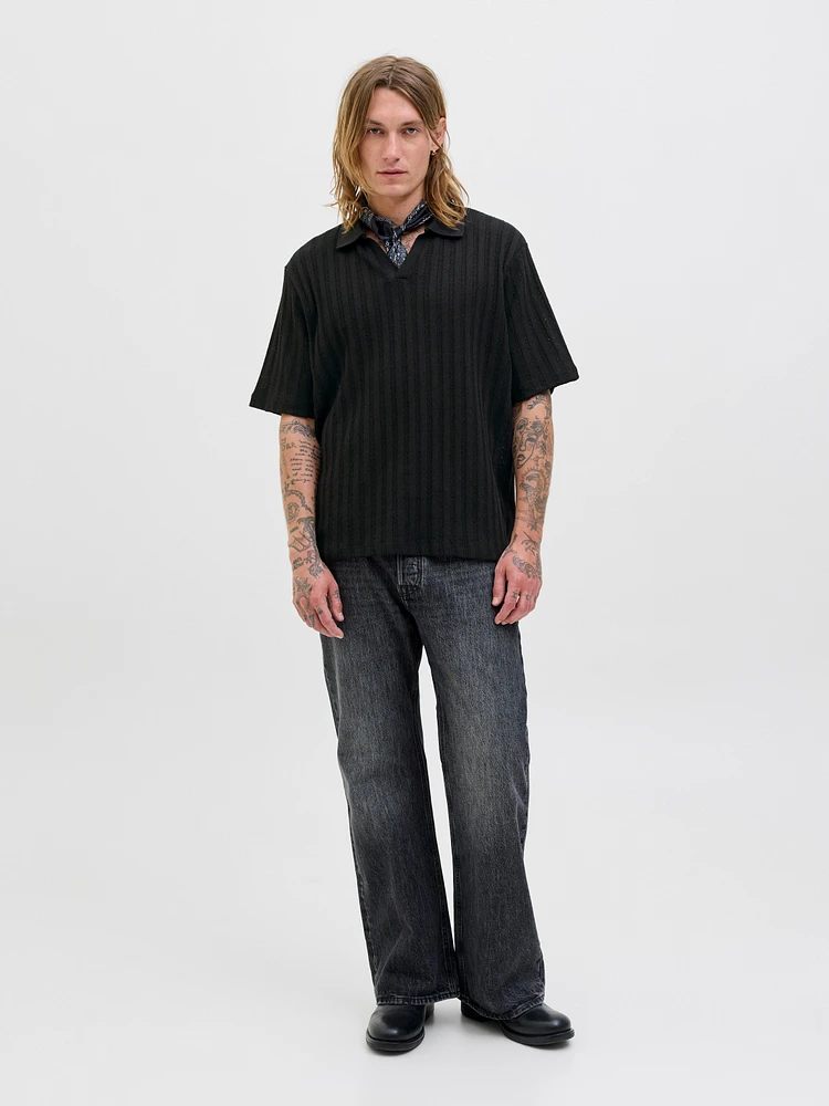 Loose Fit Knitted Polo | Jack & Jones