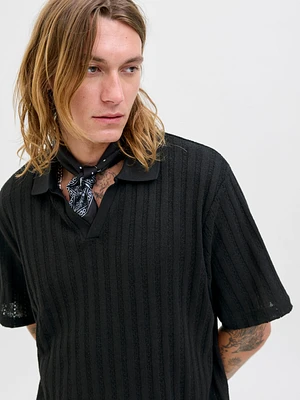 Loose Fit Knitted Polo | Jack & Jones