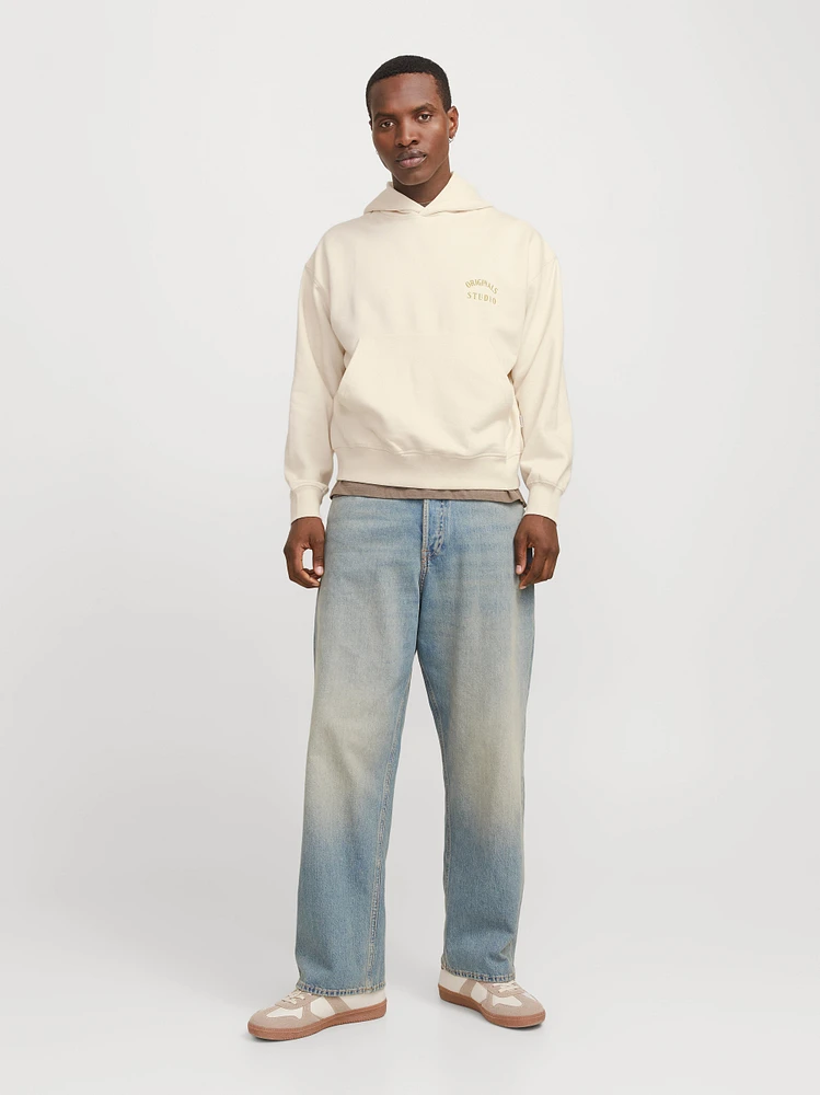 Chandail ouaté à capuchon Coupe ample écourtée | Jack & Jones