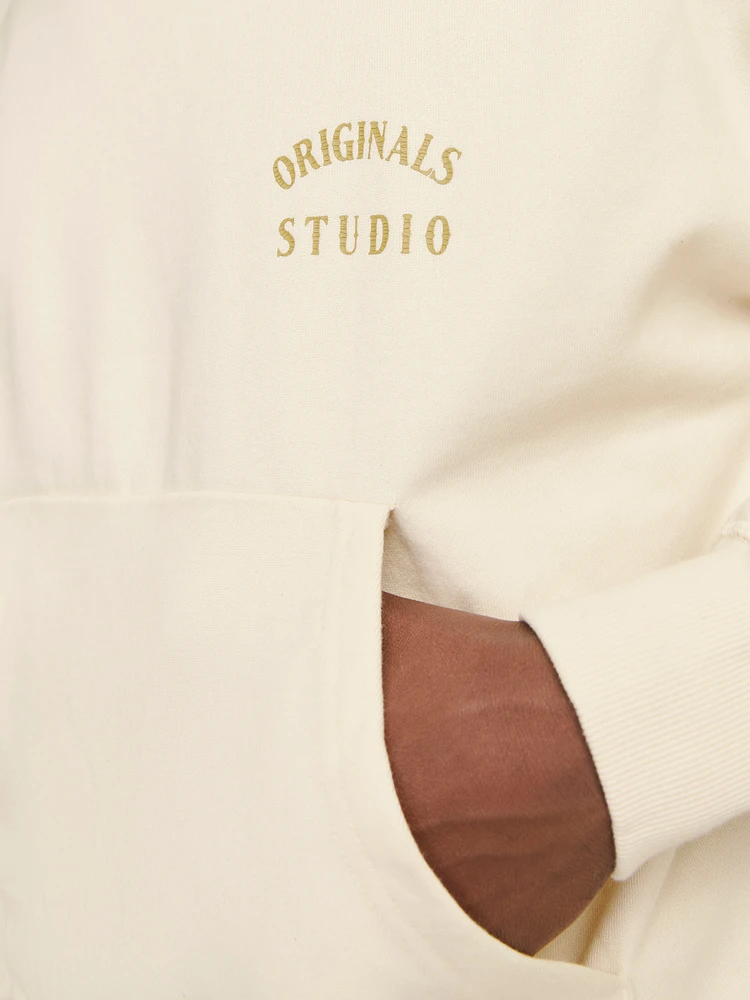 Chandail ouaté à capuchon Coupe ample écourtée | Jack & Jones