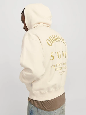 Chandail ouaté à capuchon Coupe ample écourtée | Jack & Jones