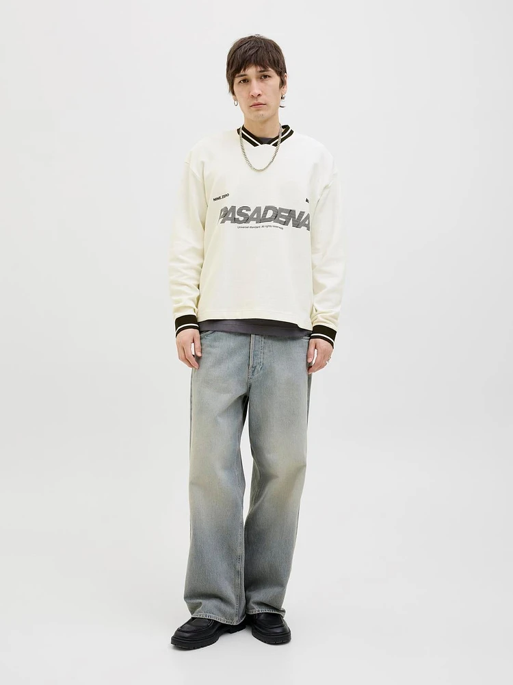 Chandail ouaté Coupe ample écourtée | Jack & Jones