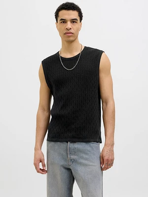 Standard Fit Knitted Tank Top | Jack & Jones