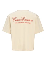 T-shirt Col rond Coupe ample écourtée | Jack & Jones
