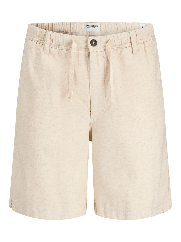 Short en mélange lin à coupe décontractée | Jack & Jones
