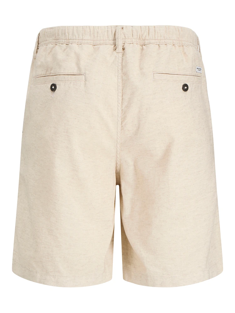 Short en mélange lin à coupe décontractée | Jack & Jones