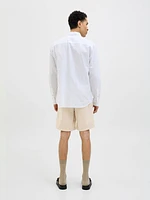 Short en mélange lin à coupe décontractée | Jack & Jones