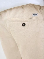 Short en mélange lin à coupe décontractée | Jack & Jones