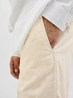 Short en mélange lin à coupe décontractée | Jack & Jones