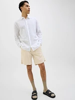 Short en mélange lin à coupe décontractée | Jack & Jones
