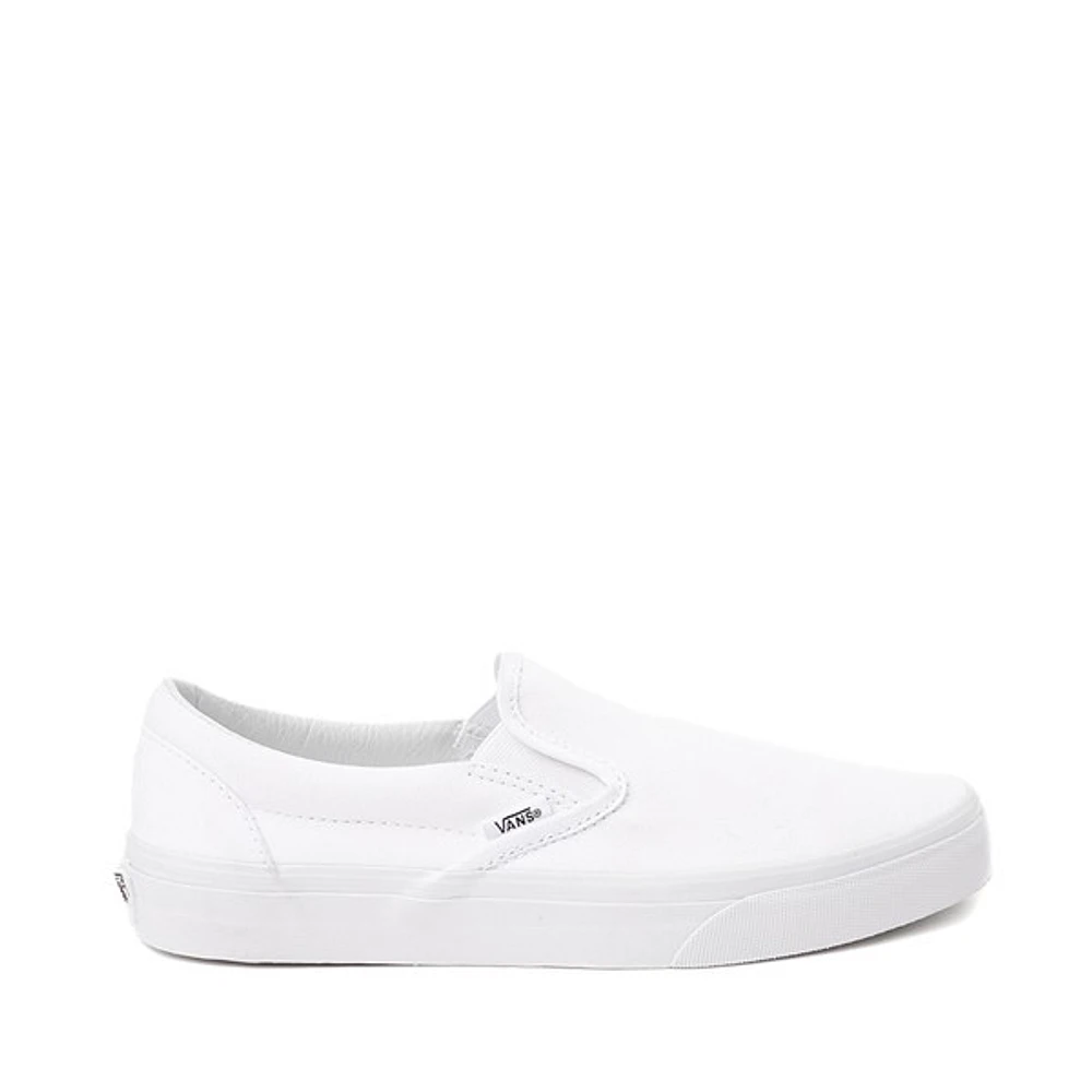 Chaussure de skate sans lacets Vans - Blanche