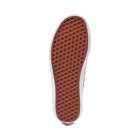 Chaussure de skate sans lacets Vans à motif en damier - Noire / Blanche