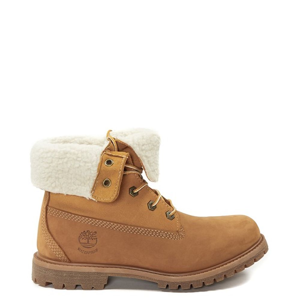 Womens Timberland Fleece Roll Down Boot - Tan