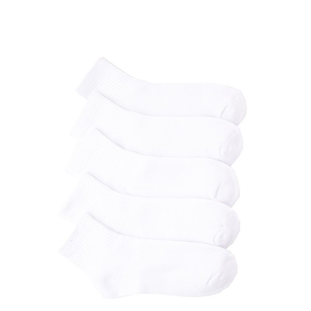 5-pack Ankle Socks - Black - Ladies