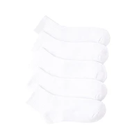 Womens Quarter Sock 5-pack - White