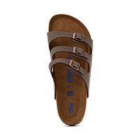 Sandale Birkenstock Florida Soft Footbed pour femmes - Moka