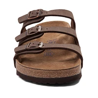 Womens Birkenstock Florida Soft Footbed Slide Sandal - Mocha