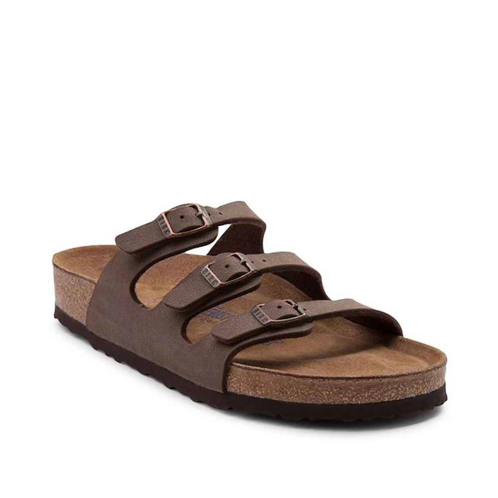 Womens Birkenstock Florida Soft Footbed Slide Sandal - Mocha