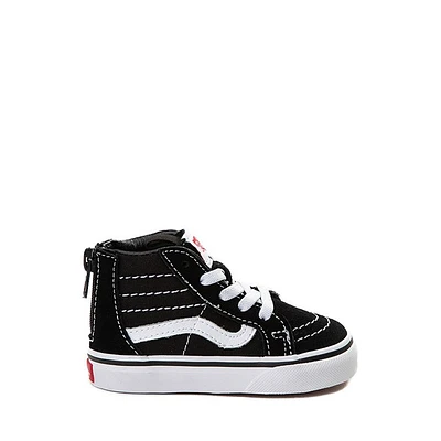 Chaussure de skate Vans Sk8 Hi - Bébés / Tout-petits Noire Blanche