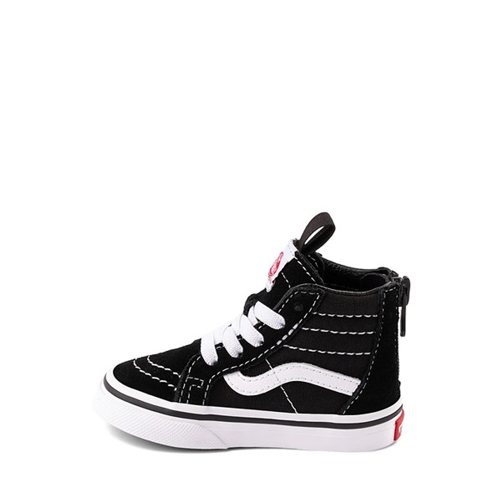 Chaussure de skate Vans Sk8 Hi - Bébés / Tout-petits Noire Blanche