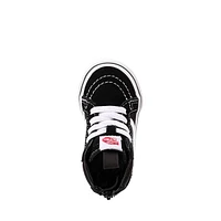 Chaussure de skate Vans Sk8 Hi - Bébés / Tout-petits Noire Blanche