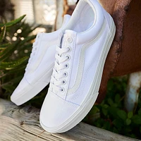 Vans Old Skool Skate Shoe - White