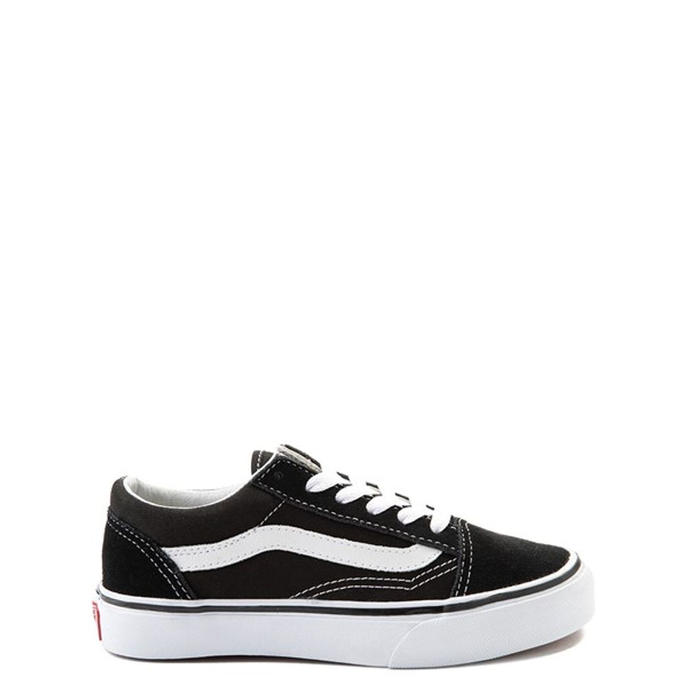 Vans Old Skool Skate Shoe - Little Kid / Big Black White