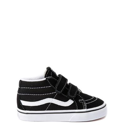 Vans Sk8-Mid V Skate Shoe - Baby / Toddler Black White