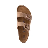 Sandale Birkenstock Arizona Soft Footbed pour hommes - Tabac