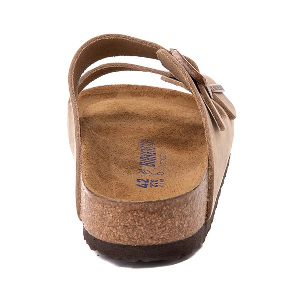 Sandale Birkenstock Arizona Soft Footbed pour hommes - Tabac