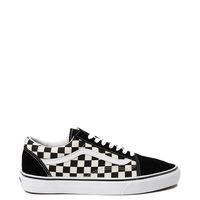 Vans Old Skool Checkerboard Skate Shoe - Black / White