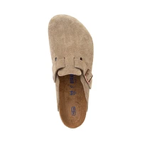 Sabot Birkenstock Boston Soft Footbed pour femmes - Taupe