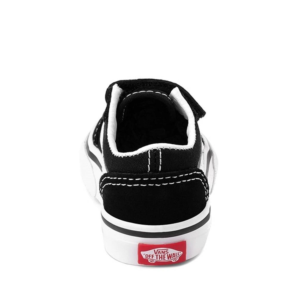 Chaussure de skate Vans Old Skool V - Bébés / Tout-petits Noire Blanche