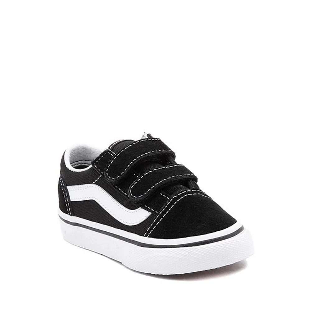 Chaussure de skate Vans Old Skool V - Bébés / Tout-petits Noire Blanche