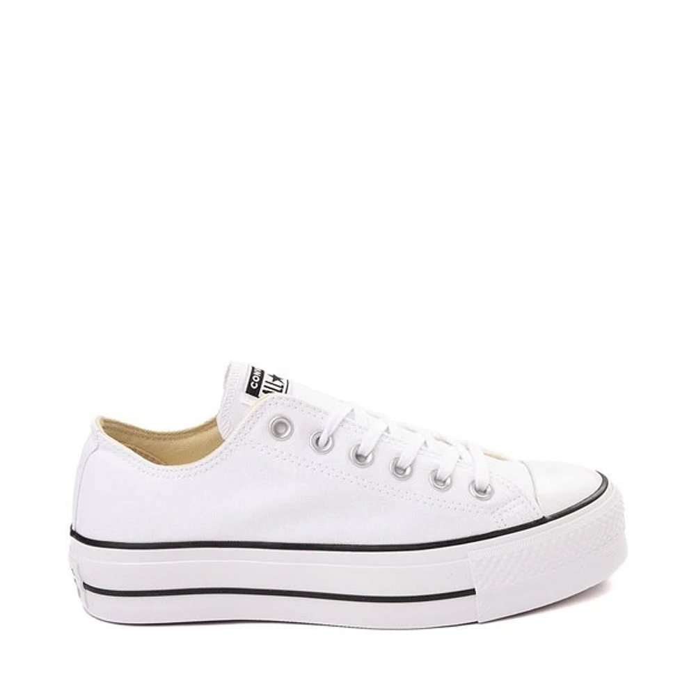 Basket Converse Chuck Taylor All Star Lo Clean Lift pour femmes - Blanche