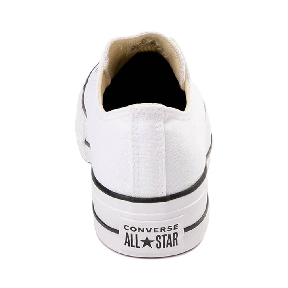 Basket Converse Chuck Taylor All Star Lo Clean Lift pour femmes - Blanche