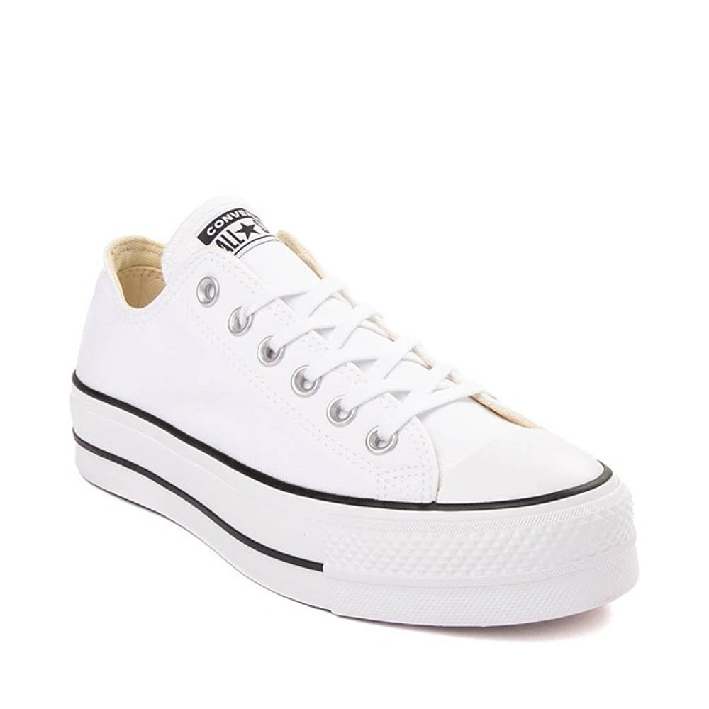 Basket Converse Chuck Taylor All Star Lo Clean Lift pour femmes - Blanche