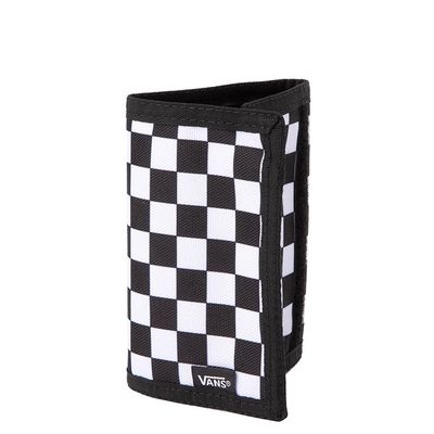 Vans Slipped Tri-Fold Checkerboard Wallet - Black / White