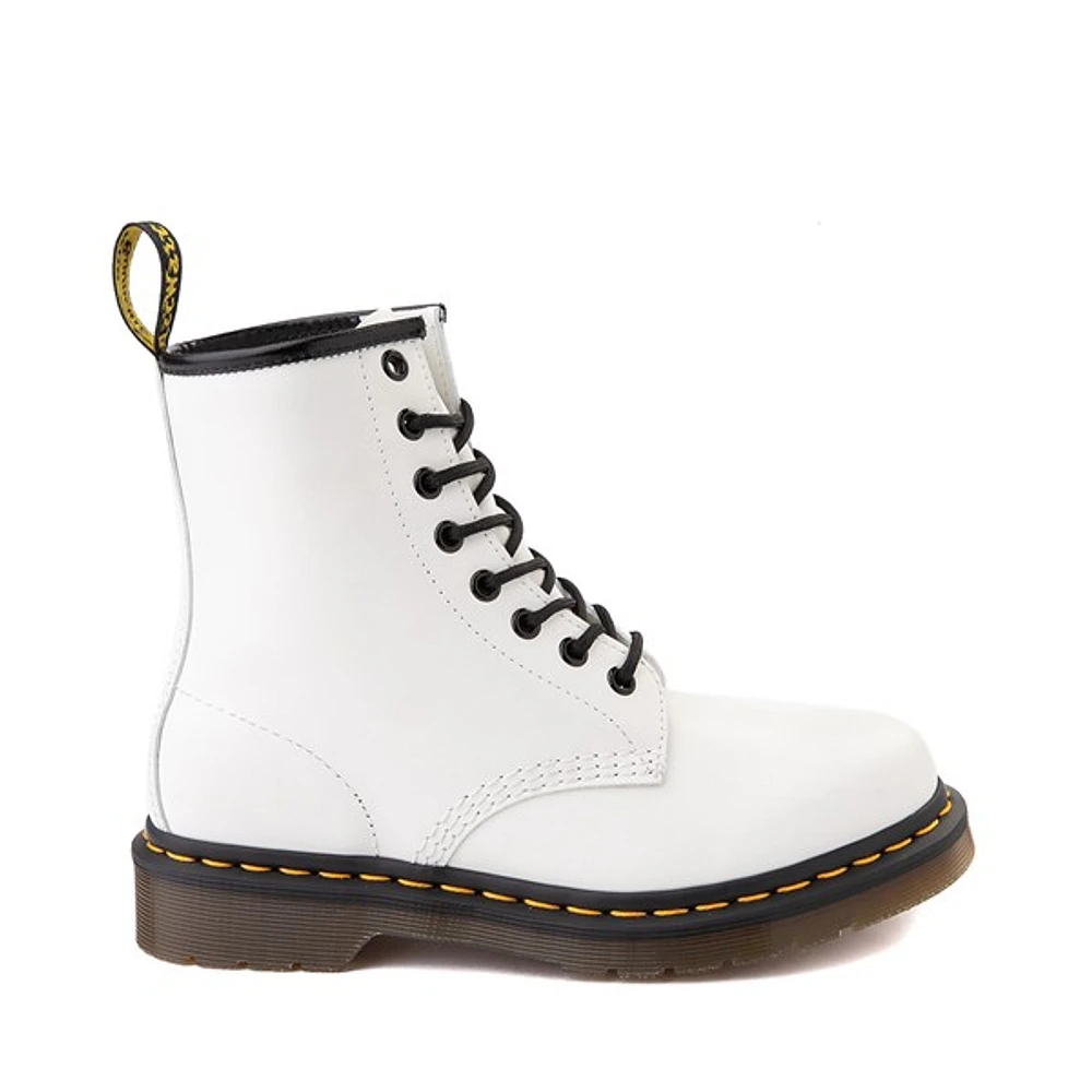 Botte Dr. Martens 1460 à 8 œillets pour femmes - Blanche