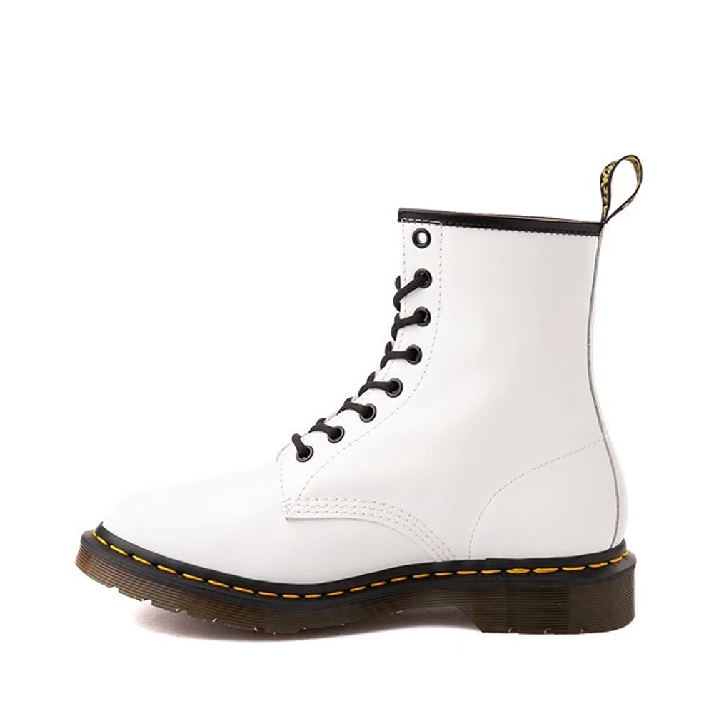 Botte Dr. Martens 1460 à 8 œillets pour femmes - Blanche