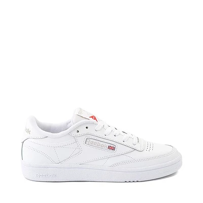 Chaussure athlétique Reebok Club C 85 pour femmes - Blanche / Gris clair