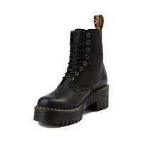 Botte Dr. Martens Shriver Hi à 8 œillets pour femmes - Noire