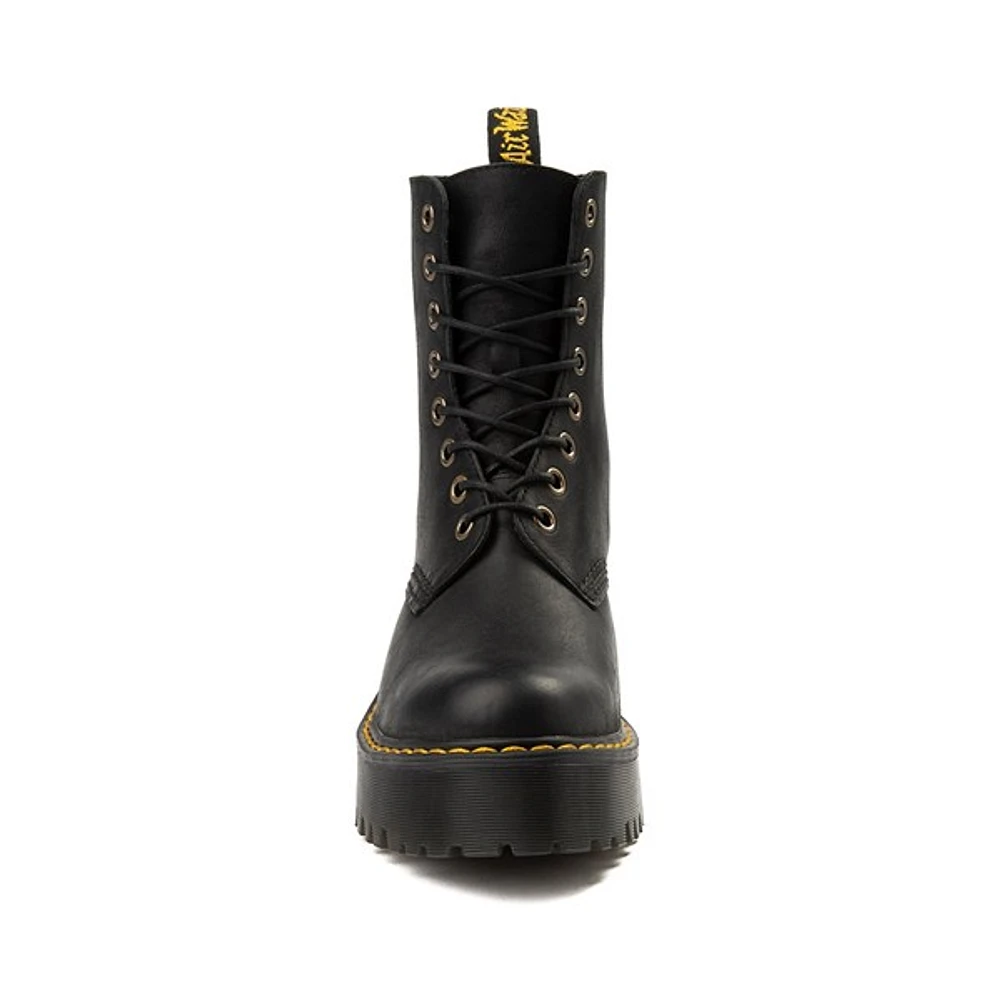 Botte Dr. Martens Shriver Hi à 8 œillets pour femmes - Noire